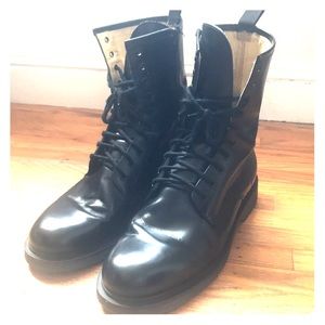 Barneys Side Zip combat boots